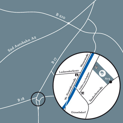 Anfahrtsplan Winbau Hubert Zöchling